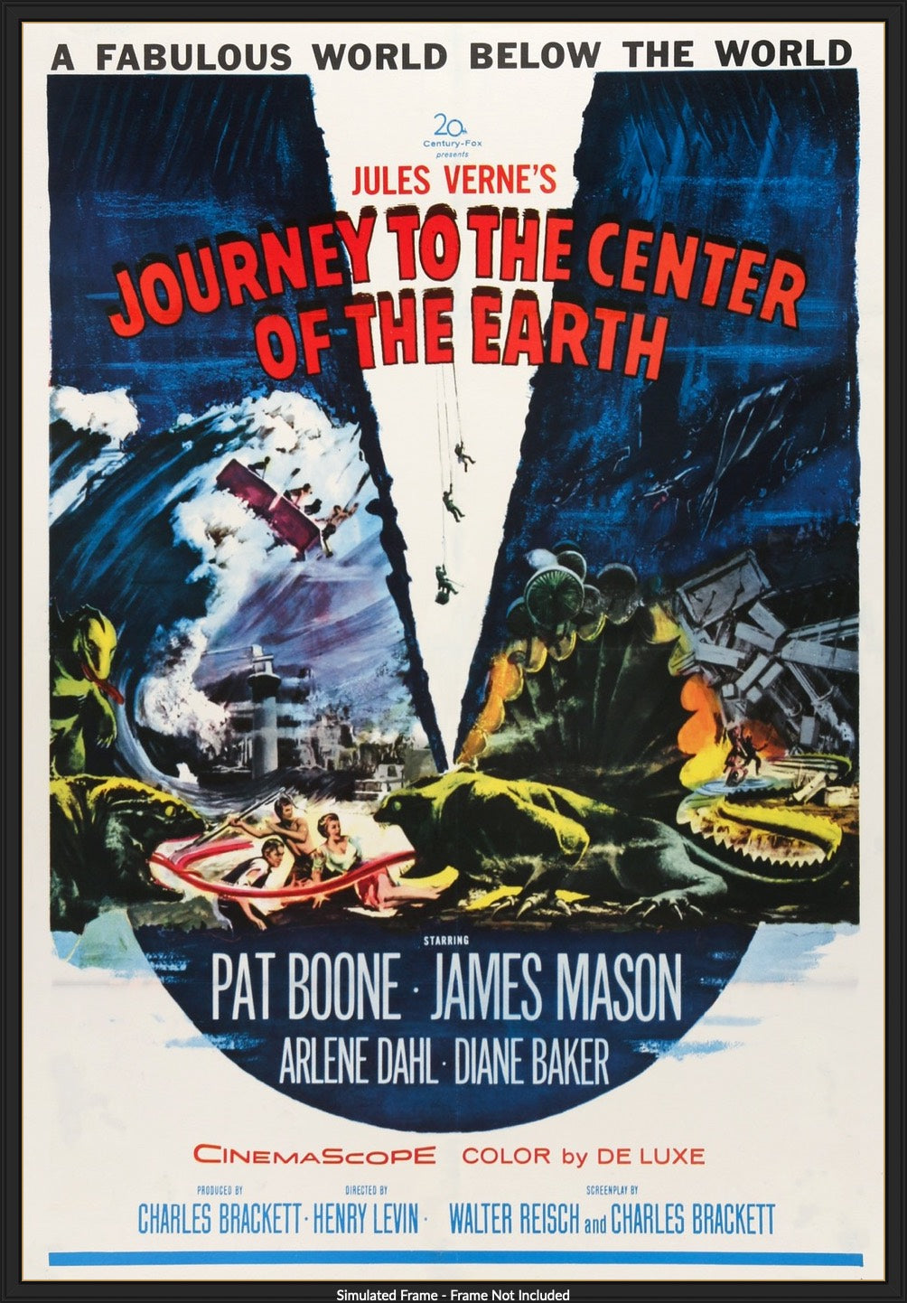 Journey to the Center of the Earth (1959) original movie poster for sale at Original Film Art