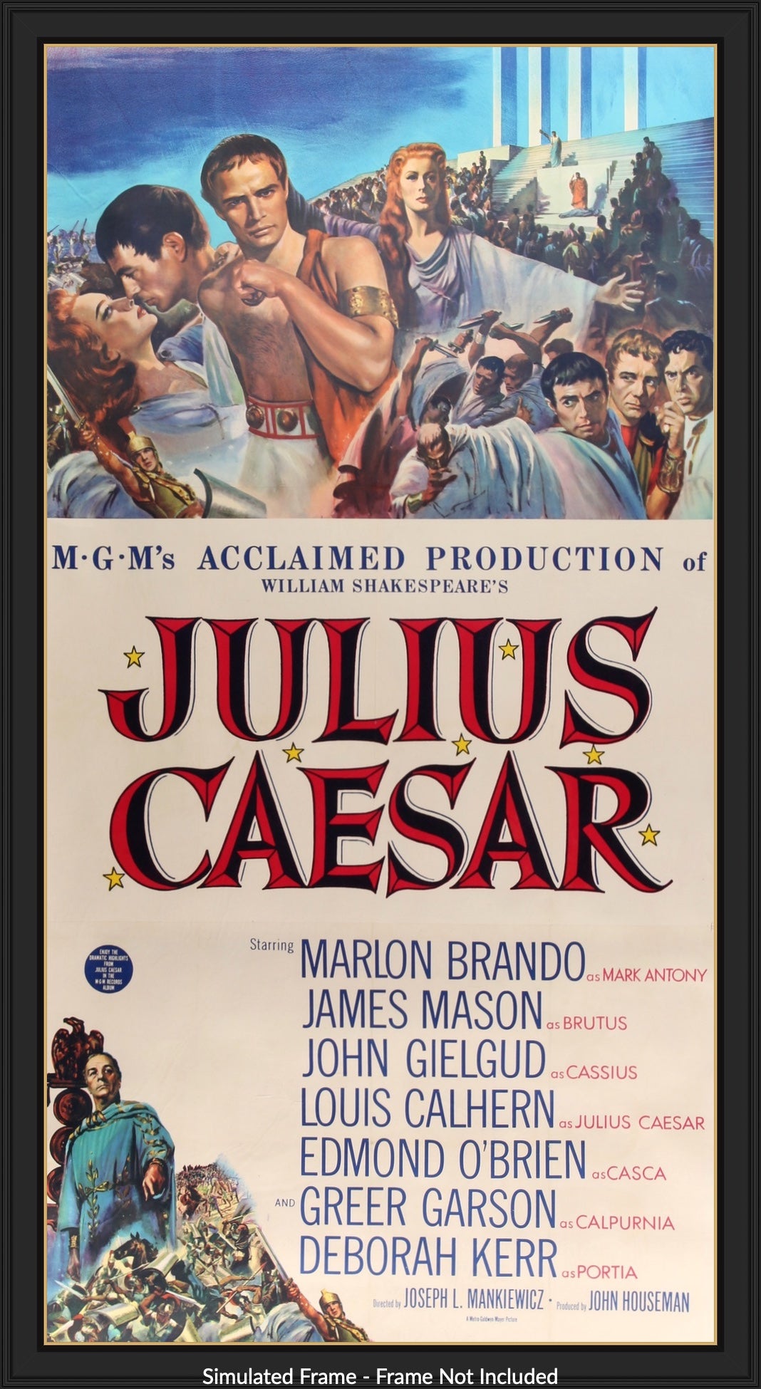 Julius Caesar (1953) original movie poster for sale at Original Film Art