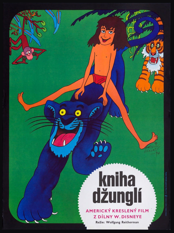 The Jungle Book (1967) Original Czechoslovakian Movie Poster
