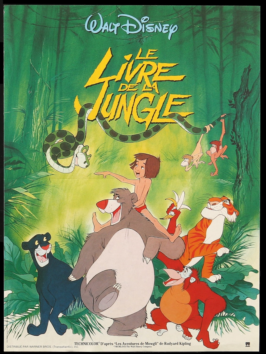 Jungle Book (1967) original movie poster for sale at Original Film Art - Vintage Movie Posters