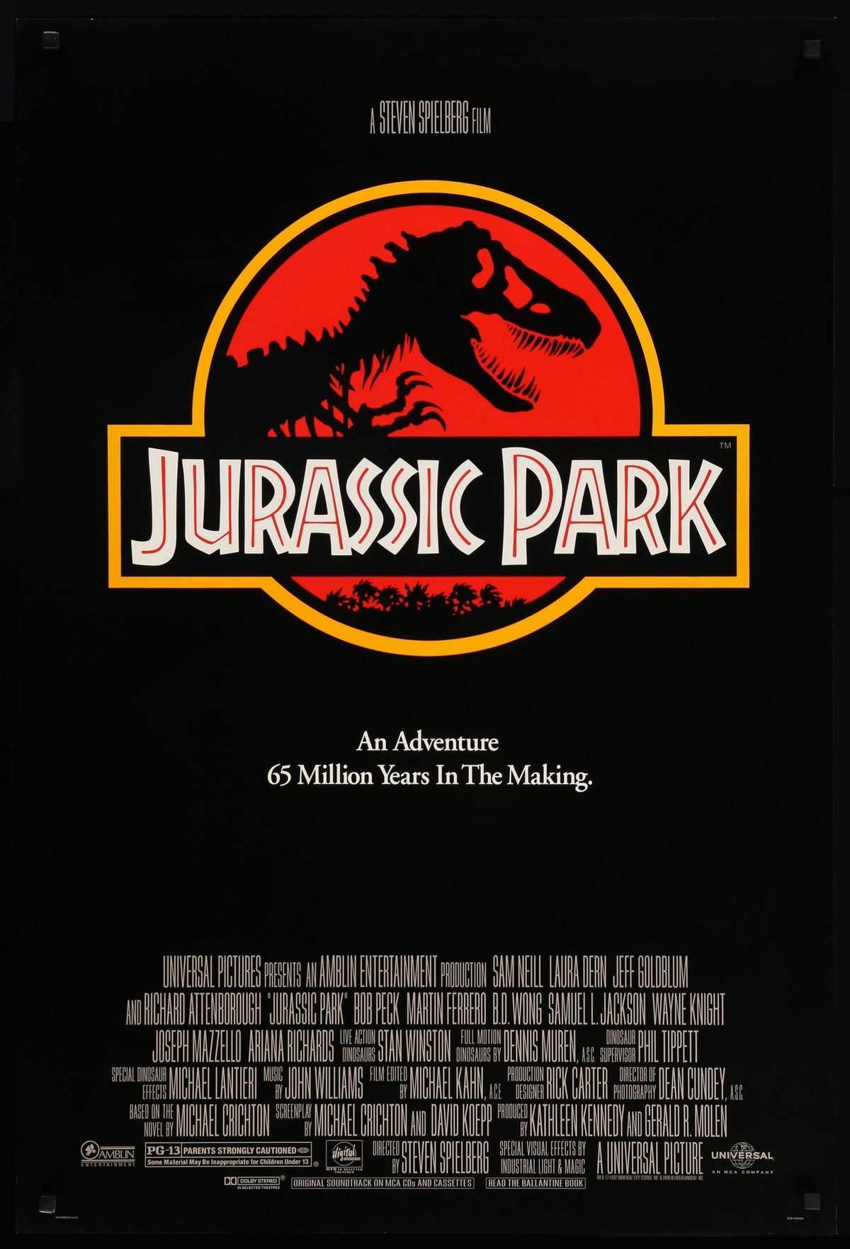 Jurassic Park (1993) original movie poster for sale at Original Film Art - Vintage Movie Posters