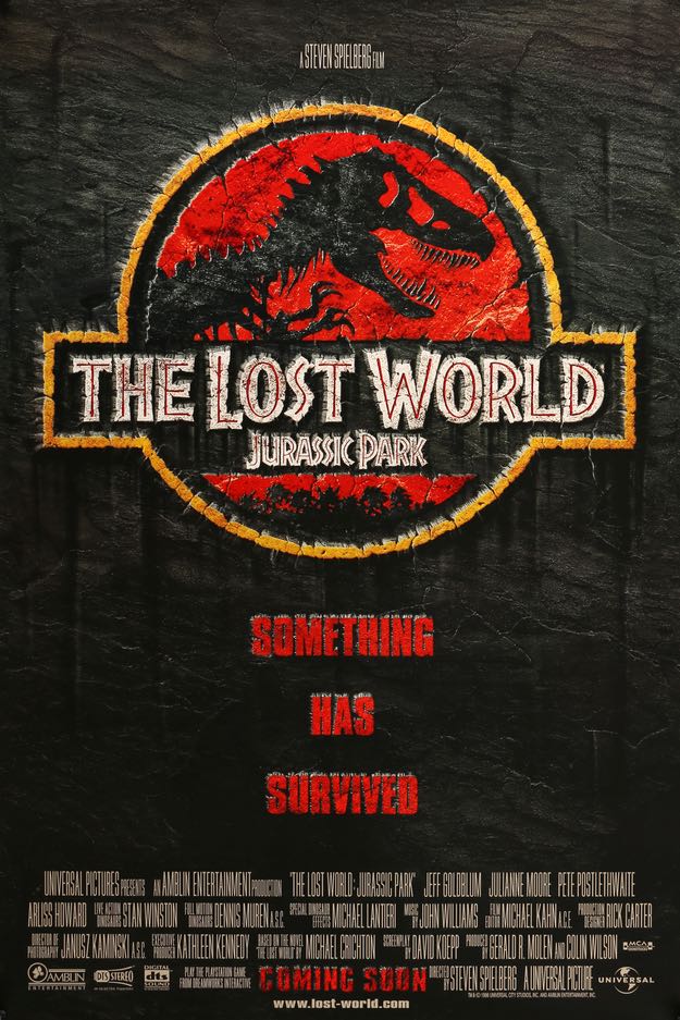Lost World: Jurassic Park 2 (1997) original movie poster for sale at Original Film Art - Vintage Movie Posters