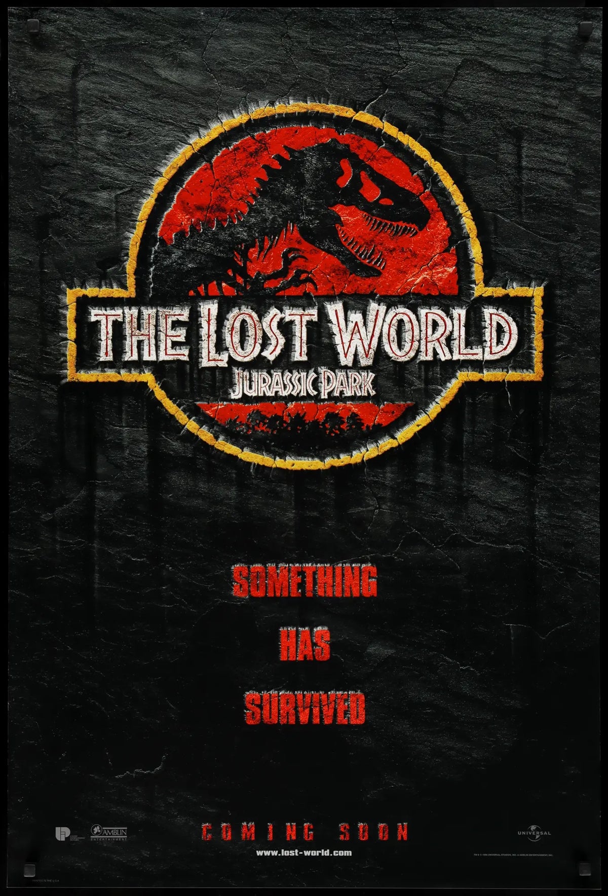 Lost World: Jurassic Park 2 (1997) original movie poster for sale at Original Film Art - Vintage Movie Posters