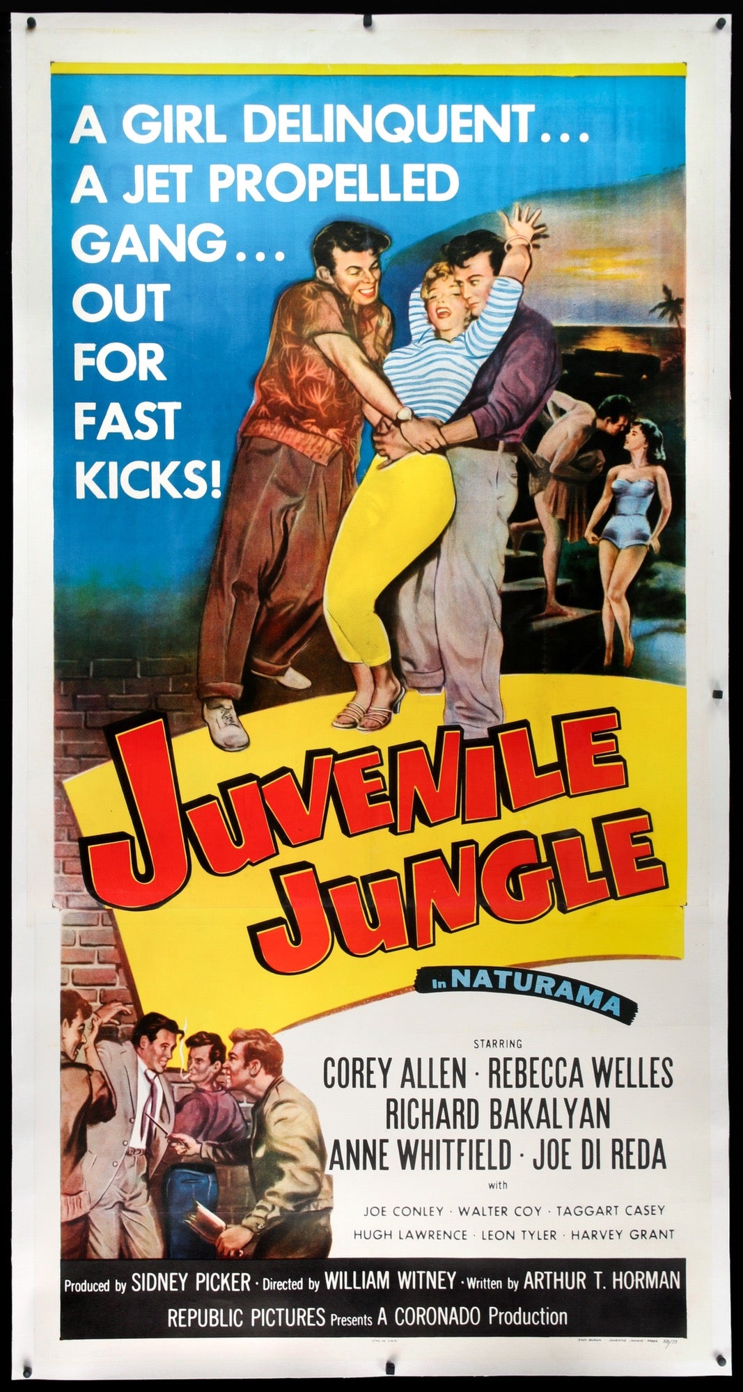 Juvenile Jungle (1958) original movie poster for sale at Original Film Art - Vintage Movie Posters