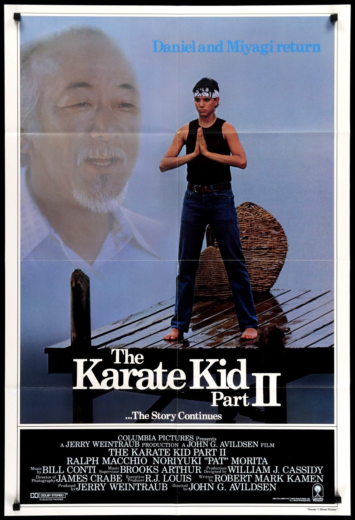 Karate Kid Part II (1986) original movie poster for sale at Original Film Art