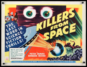 Killers From Space (1954) original movie poster for sale at Original Film Art