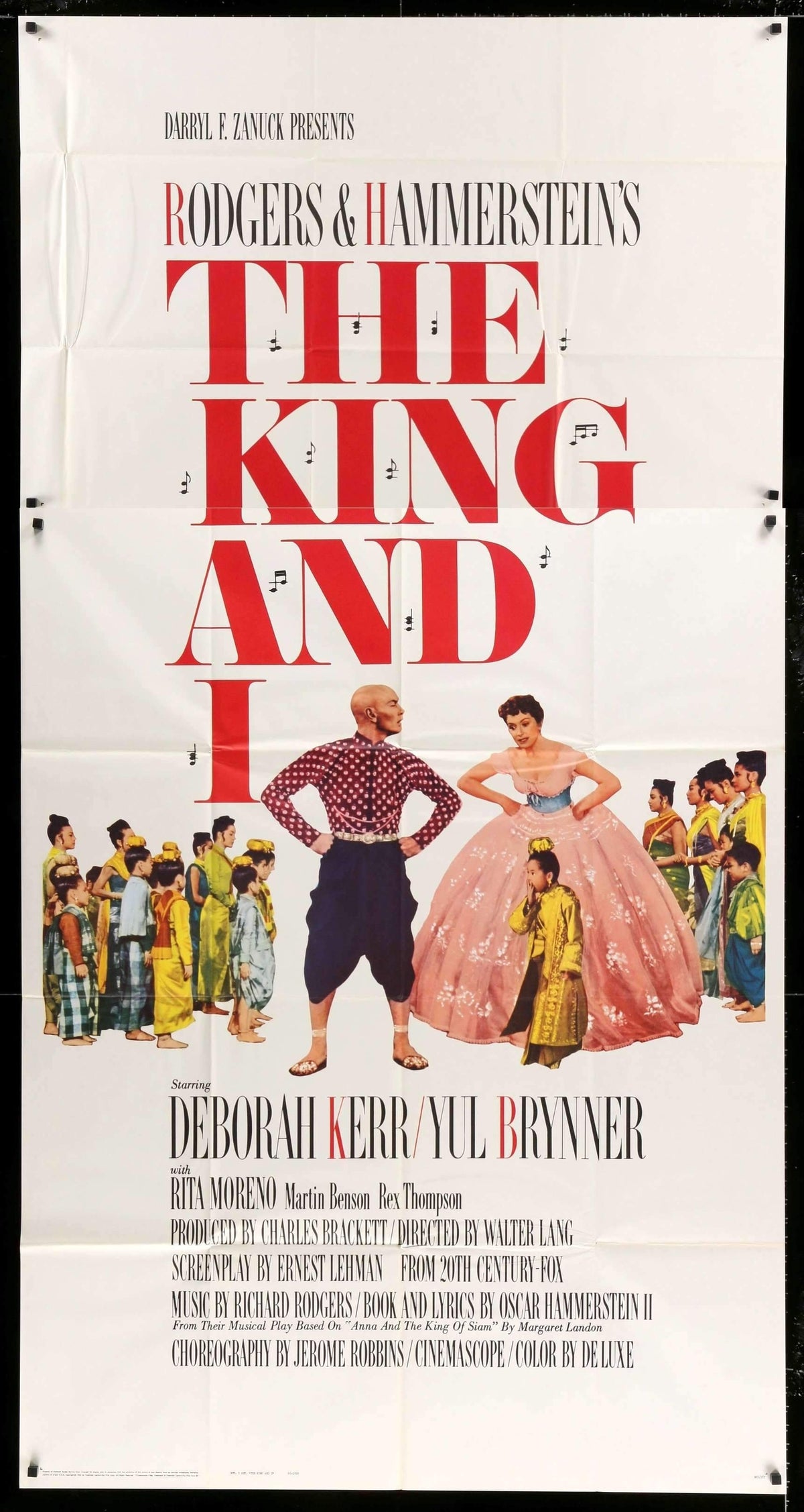 King and I (1956) original movie poster for sale at Original Film Art
