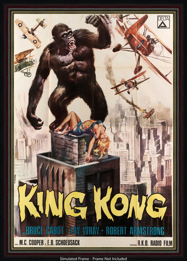cartel de la película king kong