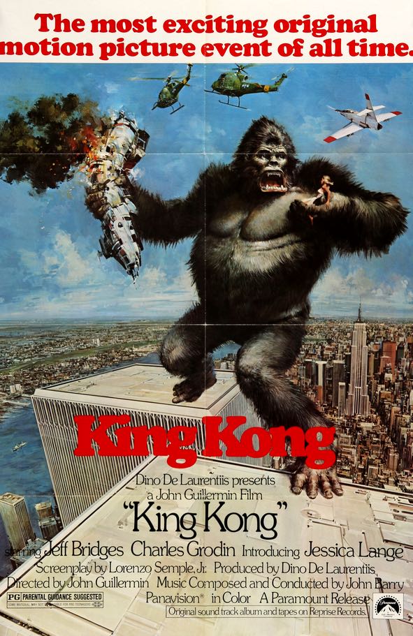 King Kong (1976) original movie poster for sale at Original Film Art - Vintage Movie Posters
