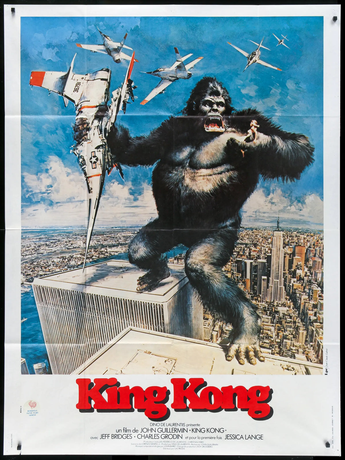 King Kong (1976) original movie poster for sale at Original Film Art - Vintage Movie Posters