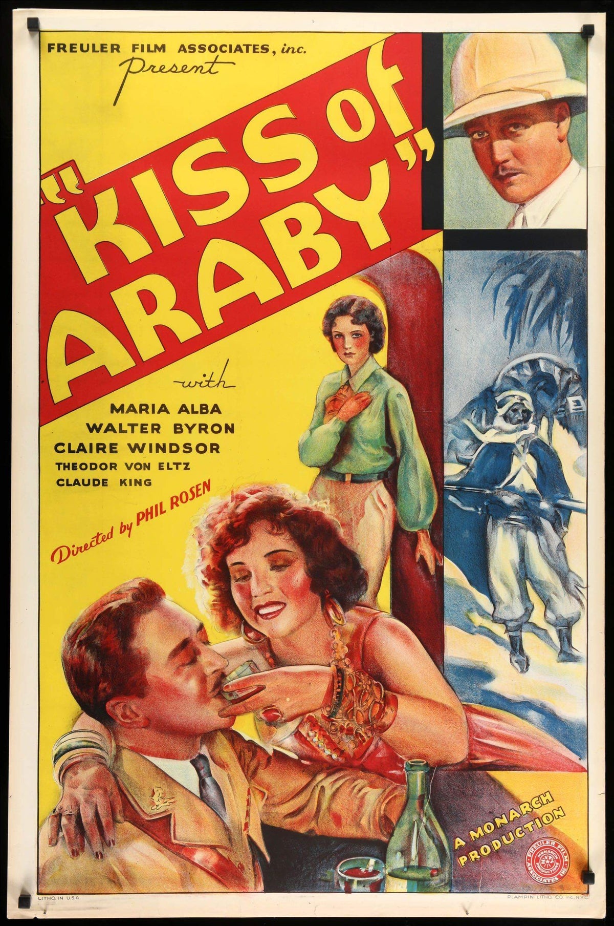 Kiss of Araby (1933) original movie poster for sale at Original Film Art - Vintage Movie Posters