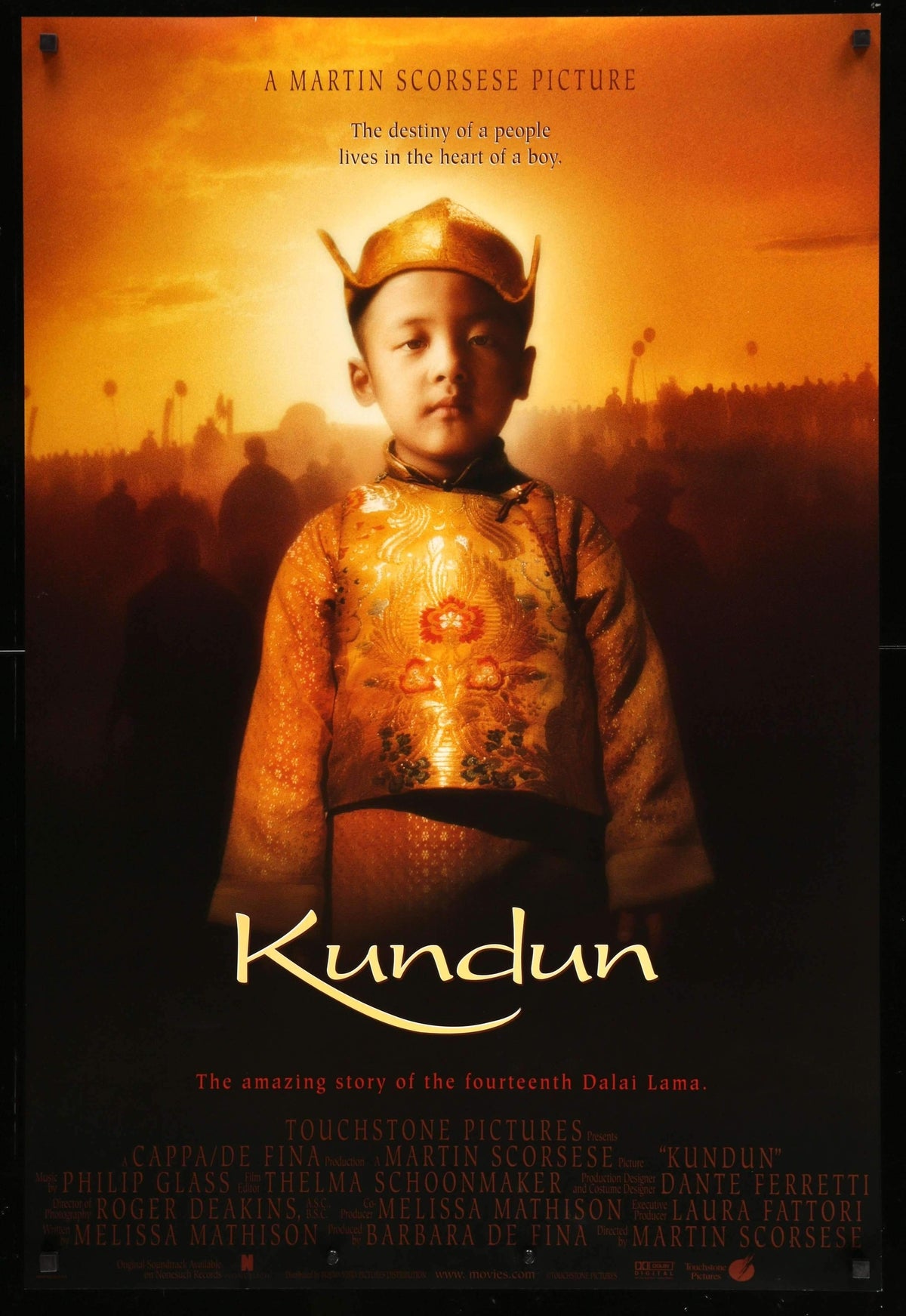 Kundun (1997) original movie poster for sale at Original Film Art