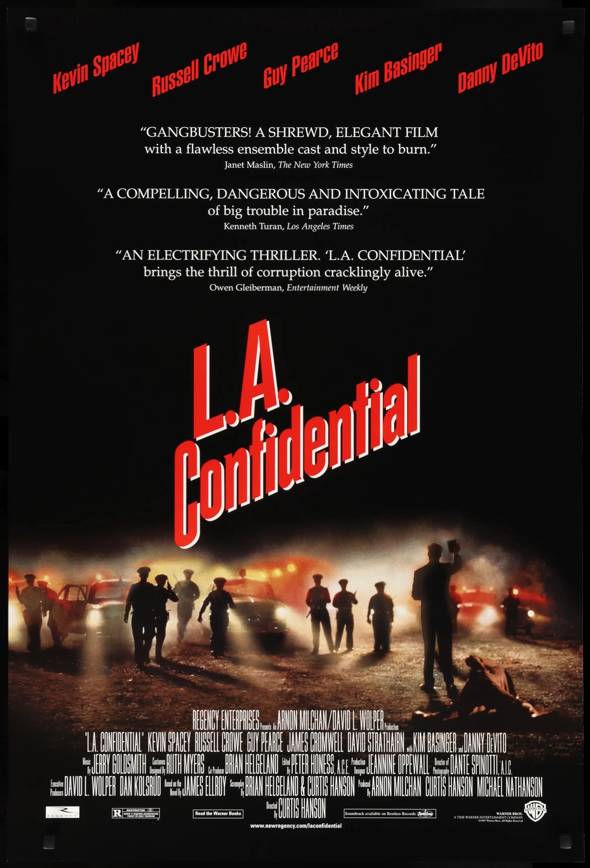 L.A. Confidential (1997) original movie poster for sale at Original Film Art - Vintage Movie Posters