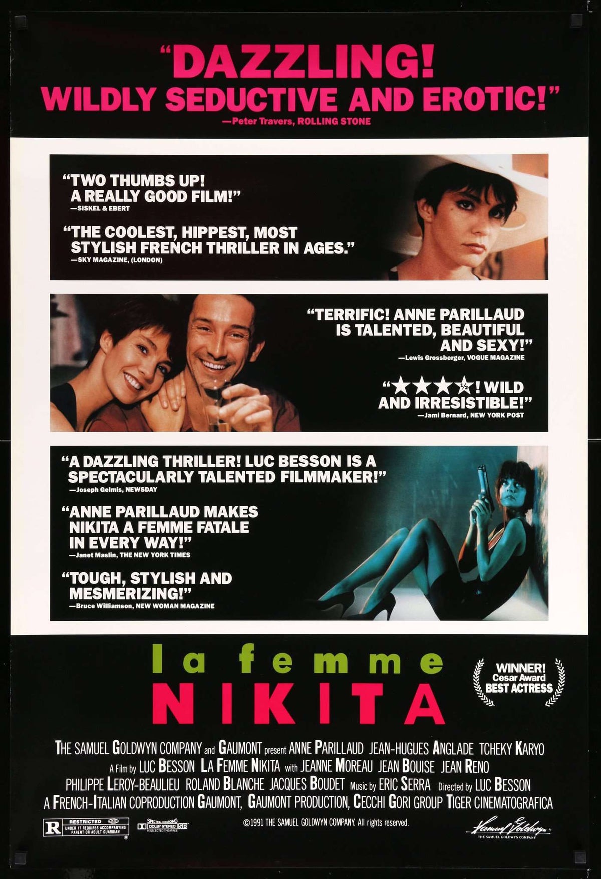 La Femme Nikita (1990) original movie poster for sale at Original Film Art