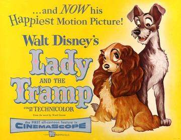 Lady and the Tramp (1955) original movie poster for sale at Original Film Art - Vintage Movie Posters