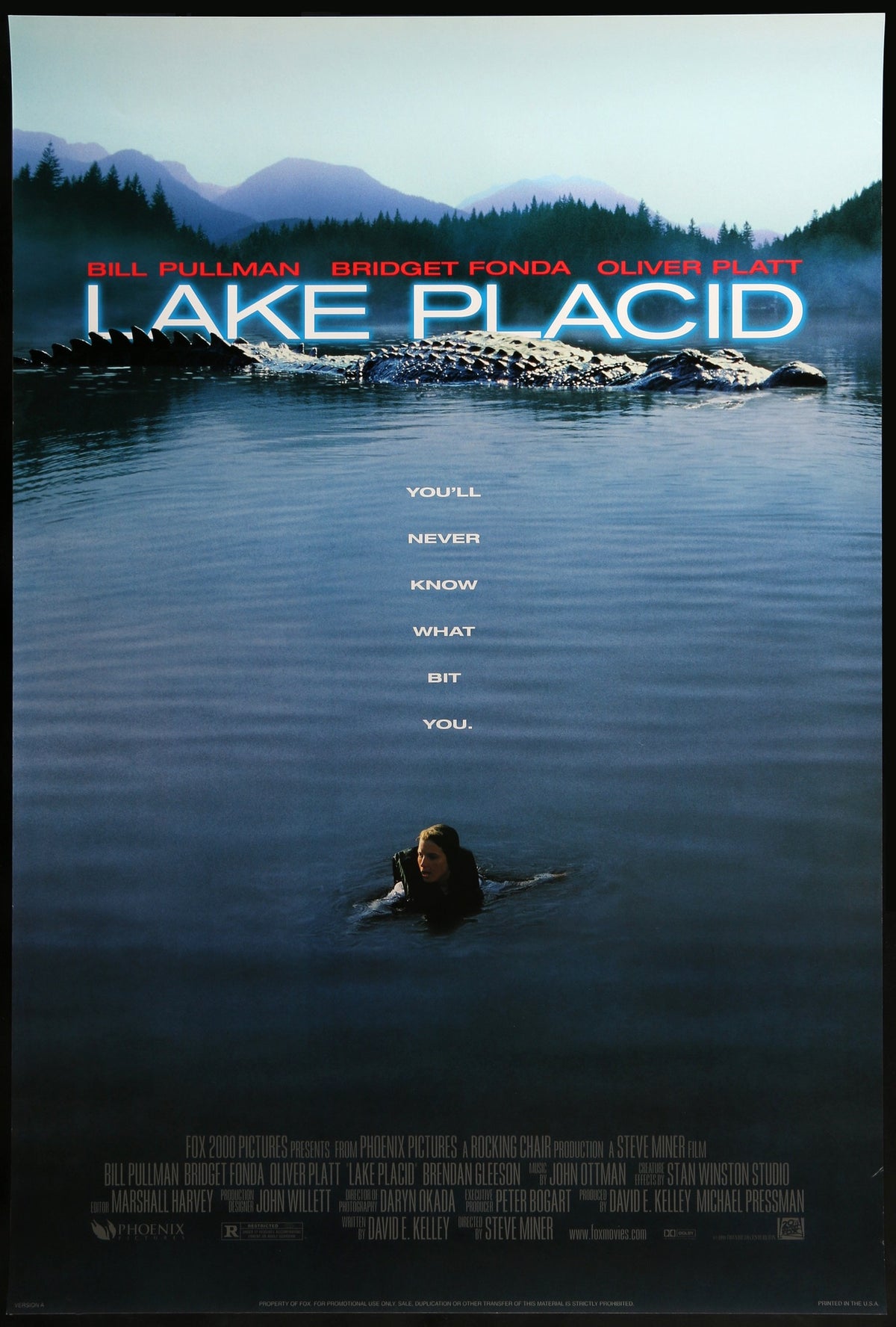 Lake Placid (1999) original movie poster for sale at Original Film Art - Vintage Movie Posters