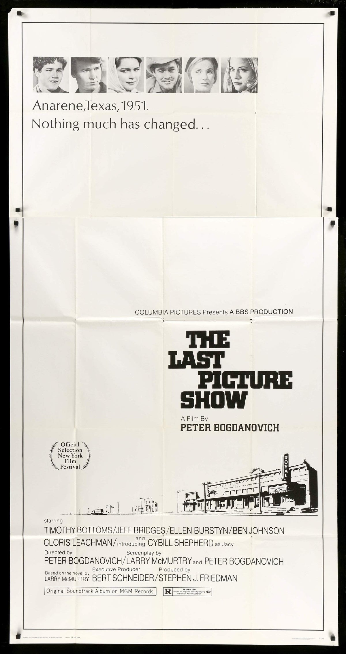 Last Picture Show (1971) original movie poster for sale at Original Film Art