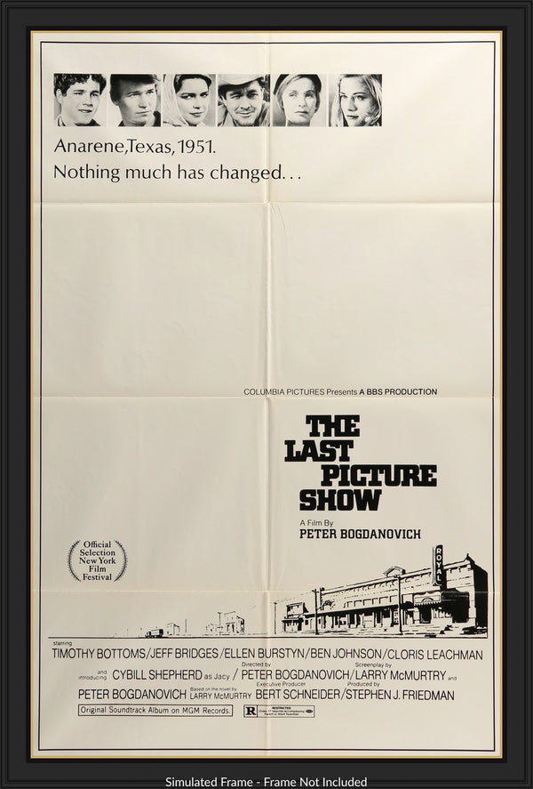 Last Picture Show (1971) Original One-Sheet Movie Poster