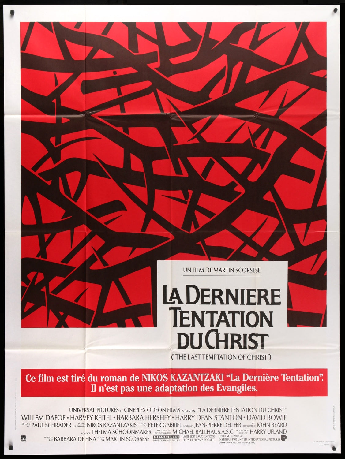 Last Temptation of Christ (1988) original movie poster for sale at Original Film Art - Vintage Movie Posters