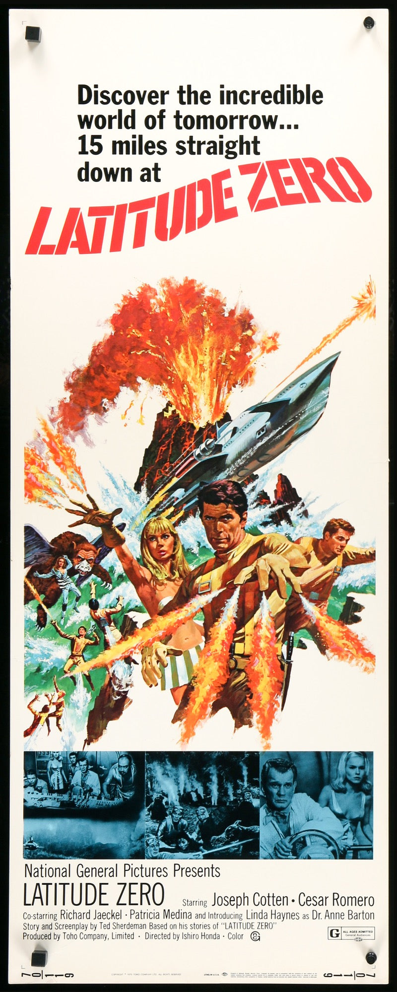 Latitude Zero (1969) original movie poster for sale at Original Film Art