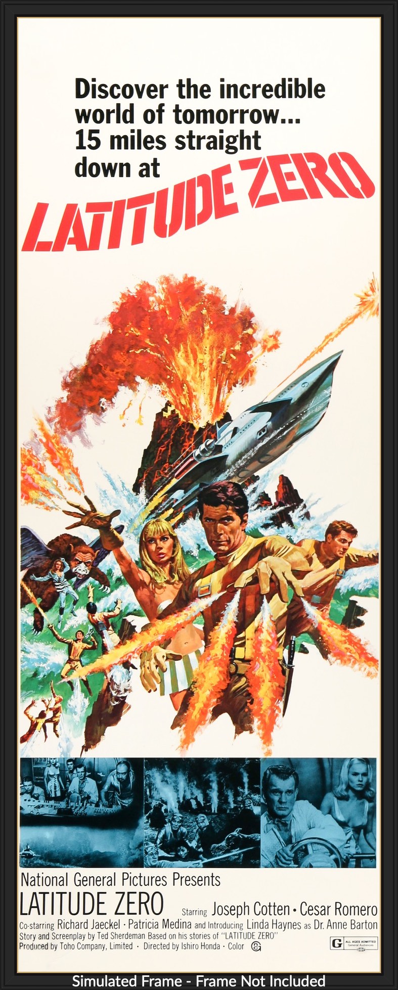 Latitude Zero (1969) original movie poster for sale at Original Film Art