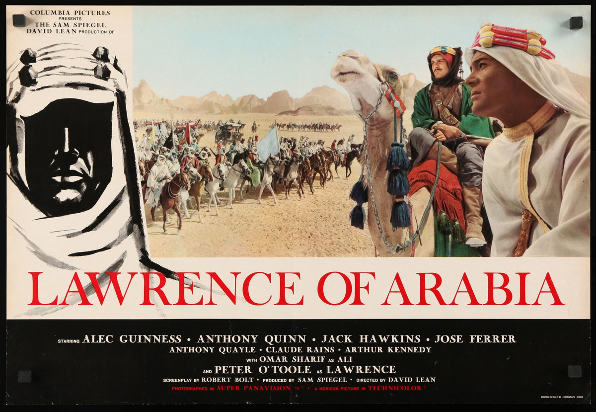 Lawrence of Arabia (1962) original movie poster for sale at Original Film Art - Vintage Movie Posters