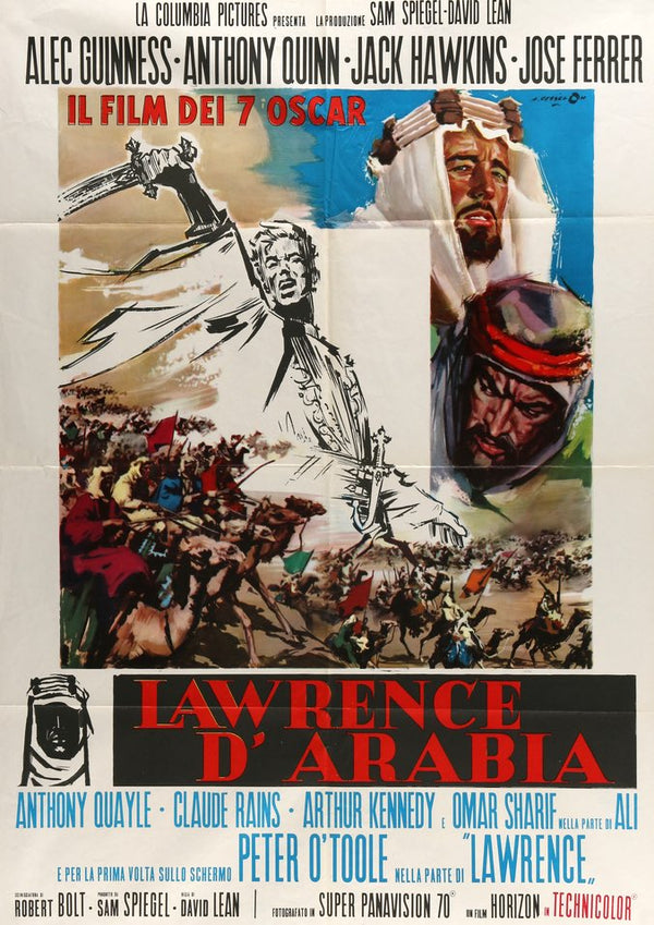 Lawrence of Arabia (1962) Original Italian 2 Fogli Movie Poster