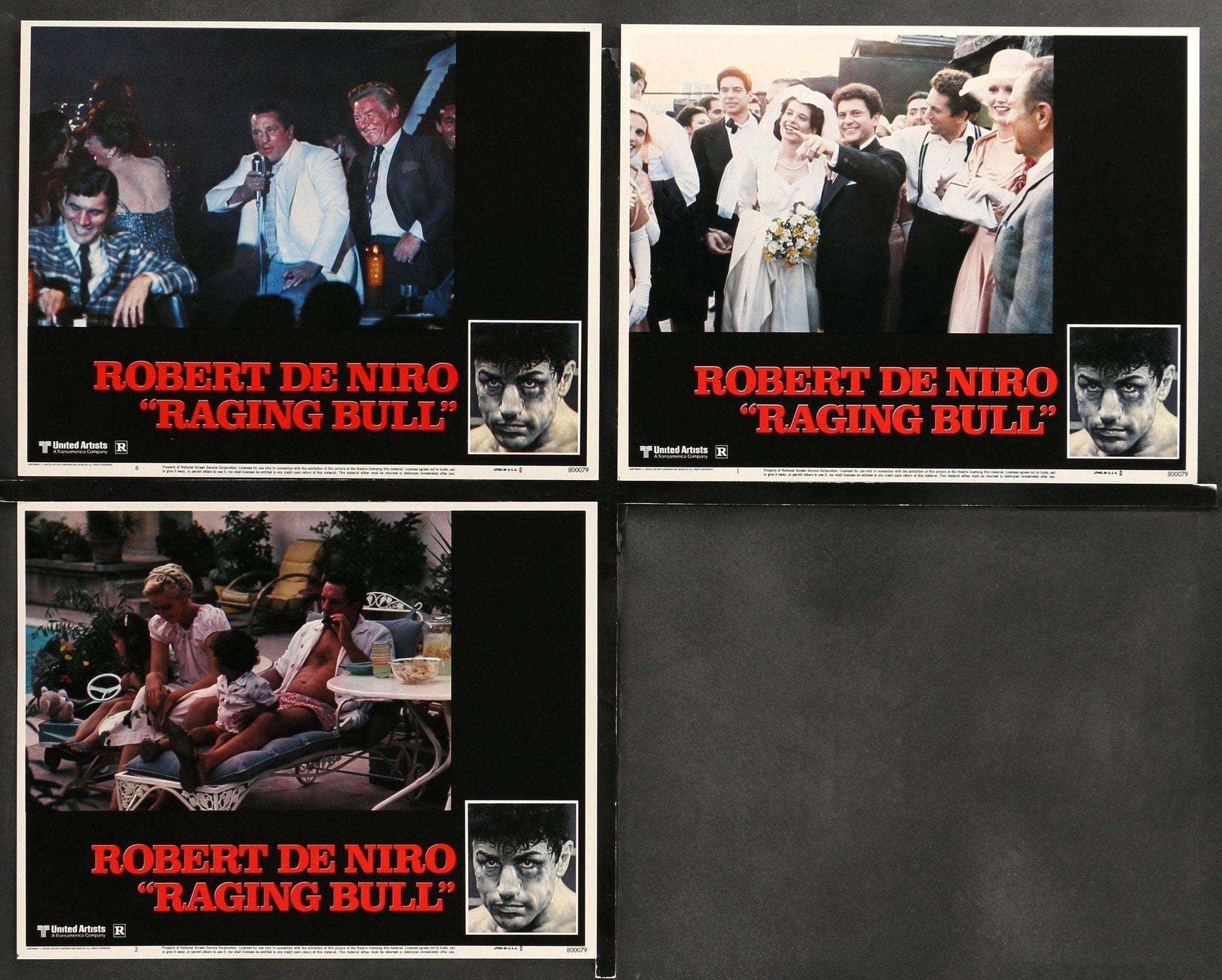 Raging Bull (1980) Lobby Cards - Set of 7 original movie poster for sale at Original Film Art