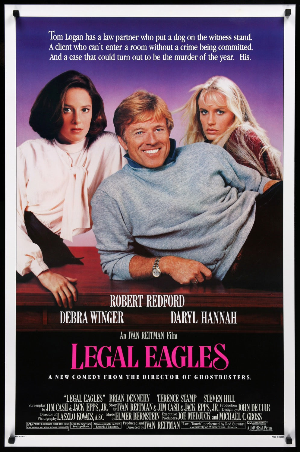 Legal Eagles (1986) original movie poster for sale at Original Film Art