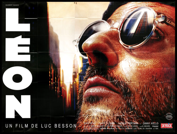 Léon: The Professional (1994) Original French 8 Panel Movie Poster