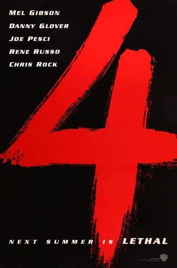 Lethal Weapon 4 (1998) original movie poster for sale at Original Film Art