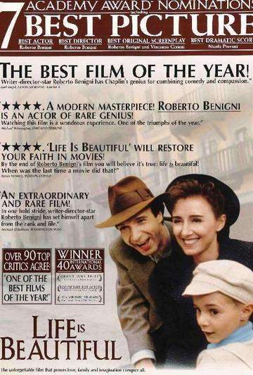 Life is Beautiful (1997) original movie poster for sale at Original Film Art - Vintage Movie Posters