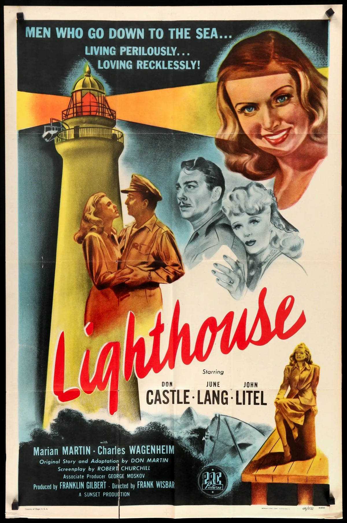 Lighthouse (1946) original movie poster for sale at Original Film Art