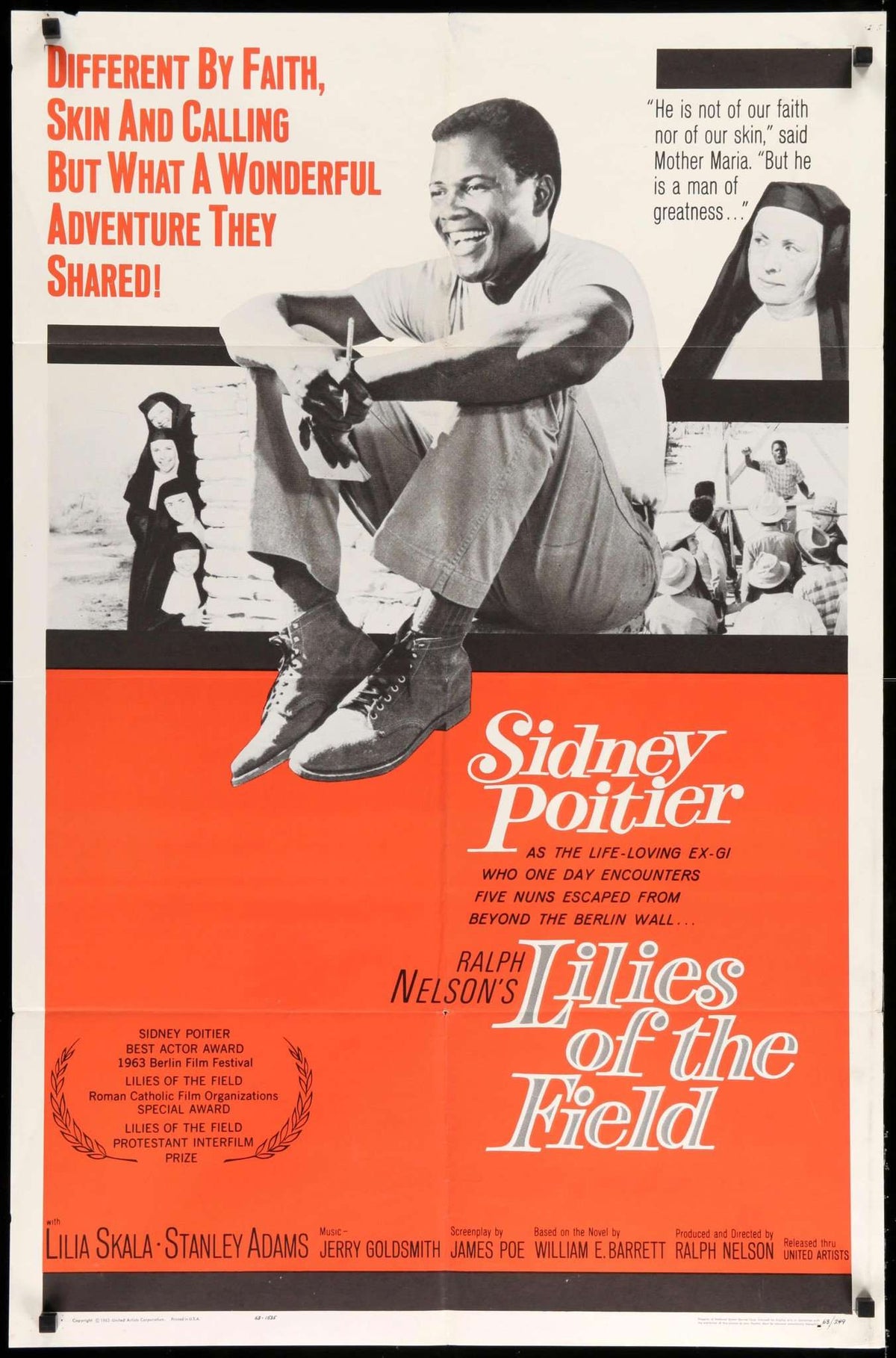 Lilies of the Field (1963) original movie poster for sale at Original Film Art