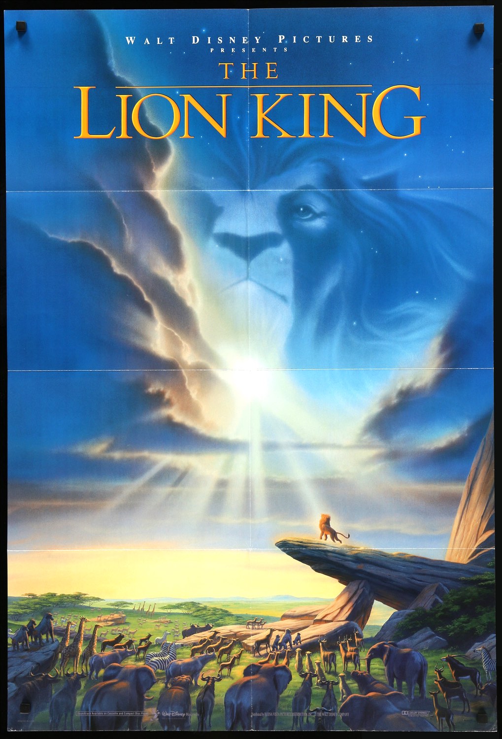Lion King (1994) original movie poster for sale at Original Film Art