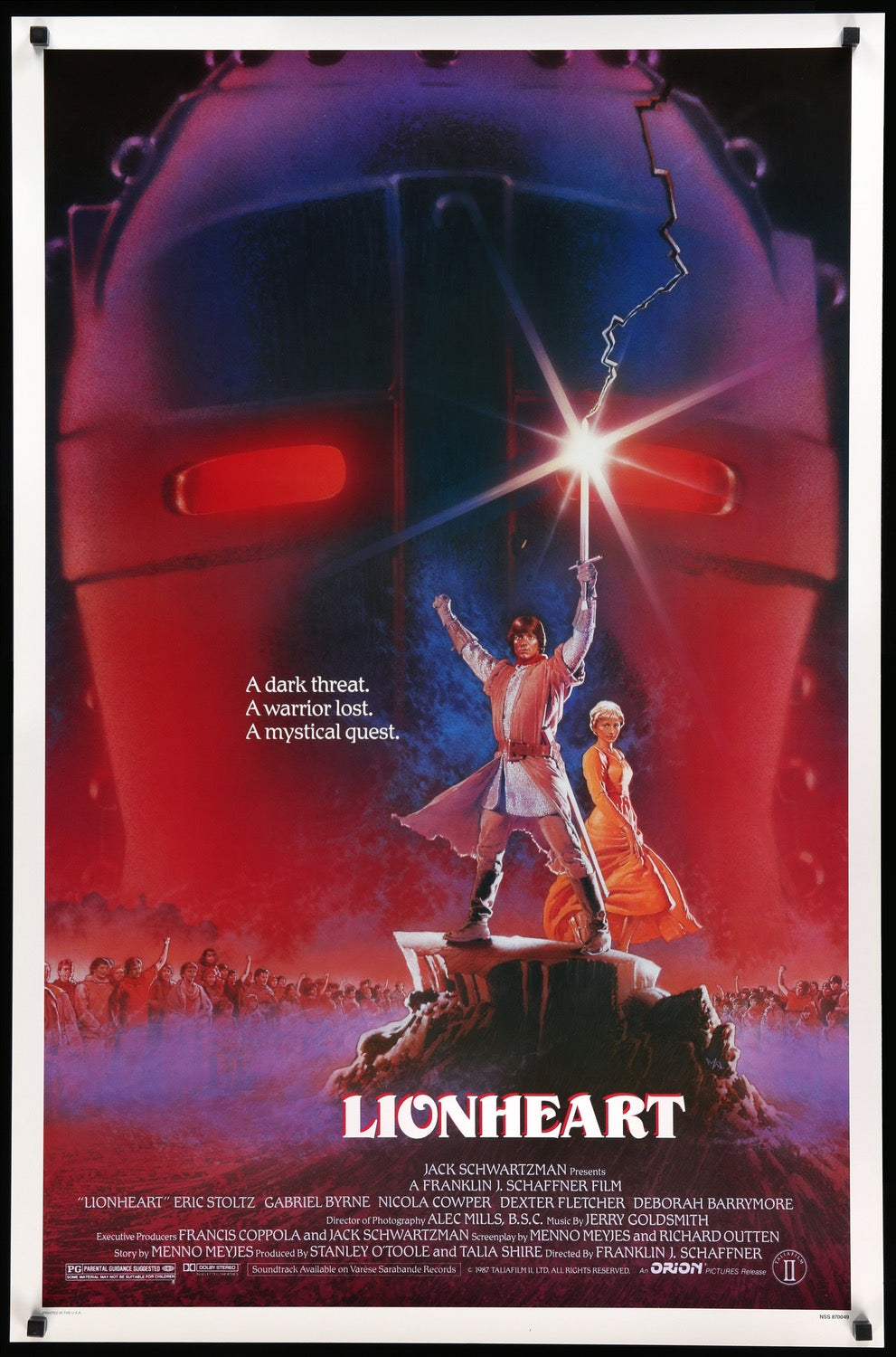 Lionheart (1987) original movie poster for sale at Original Film Art