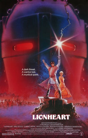 Lionheart (1987) original movie poster for sale at Original Film Art - Vintage Movie Posters