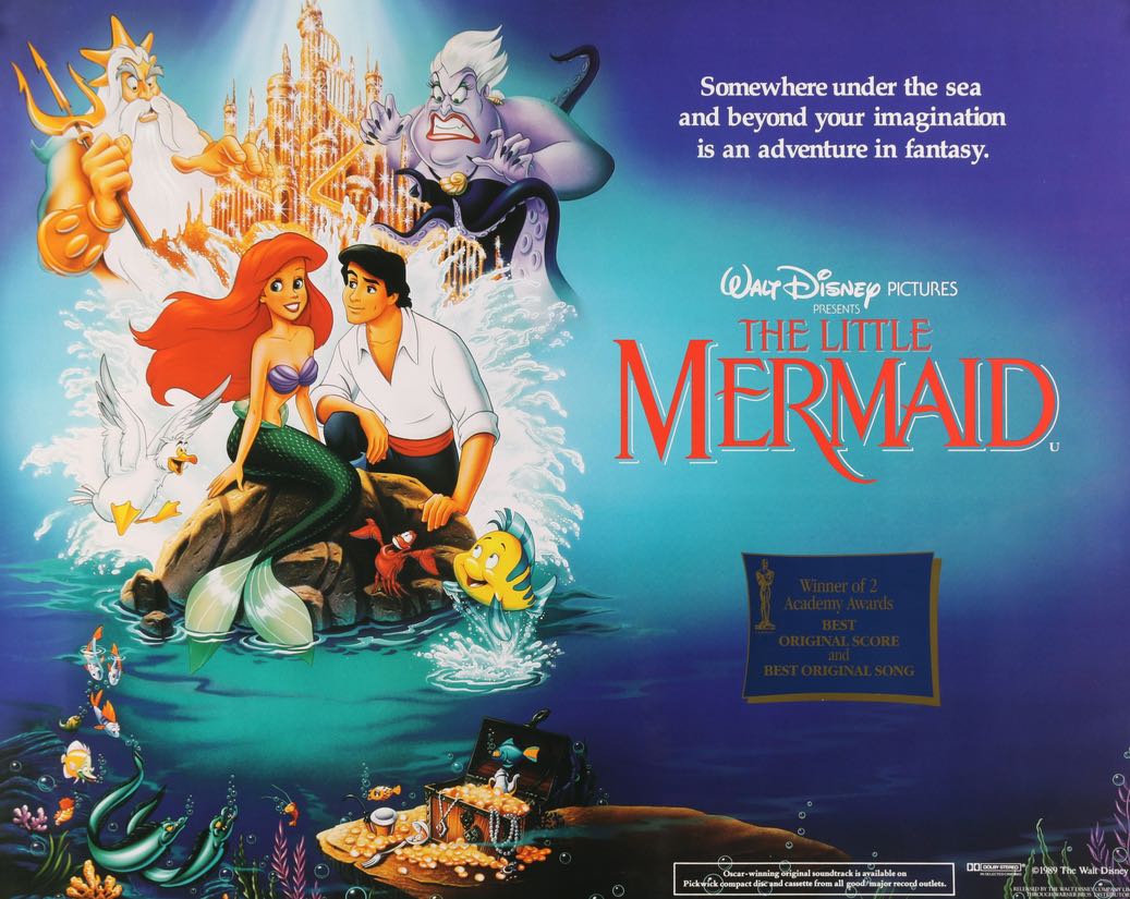 Little Mermaid (1989) original movie poster for sale at Original Film Art - Vintage Movie Posters