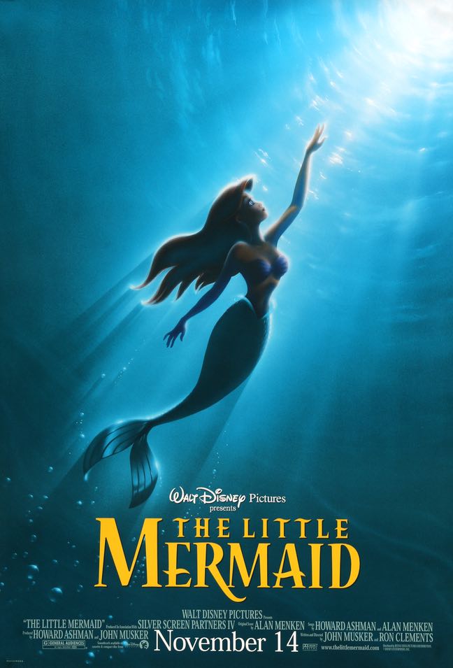 Little Mermaid (1989) original movie poster for sale at Original Film Art - Vintage Movie Posters