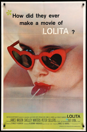 Lolita (1962) original movie poster for sale at Original Film Art