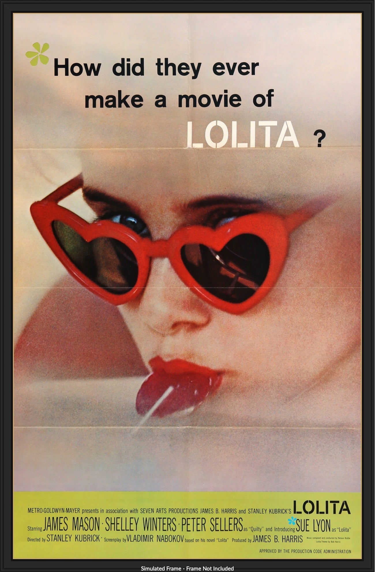 Lolita (1962) Original One-Sheet Poster - Original Film Art - Vintage Movie