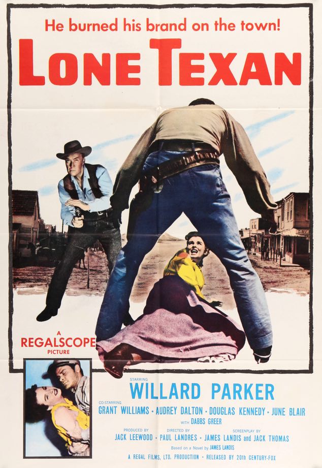 Lone Texan (1959) original movie poster for sale at Original Film Art
