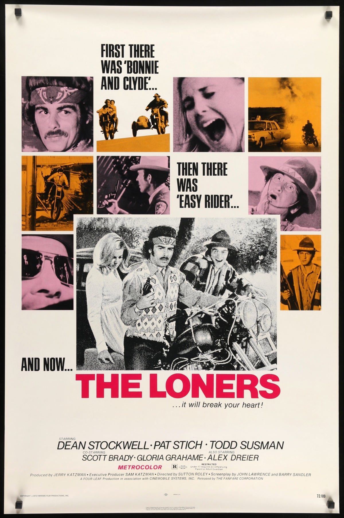 Loners (1972) original movie poster for sale at Original Film Art