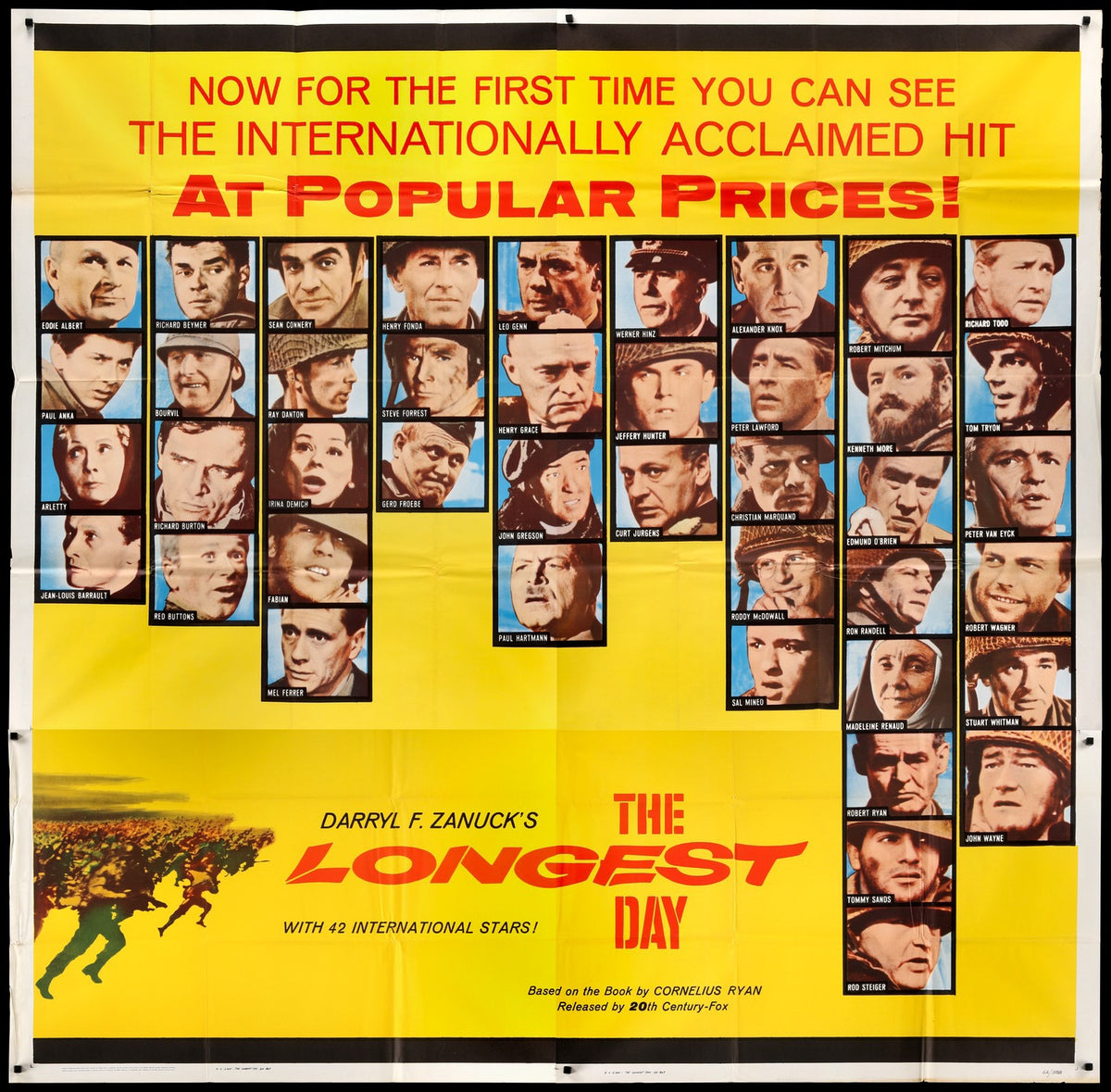 Longest Day (1962) original movie poster for sale at Original Film Art