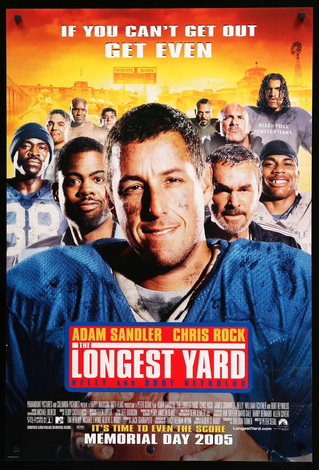 Longest Yard (2005) original movie poster for sale at Original Film Art - Vintage Movie Posters
