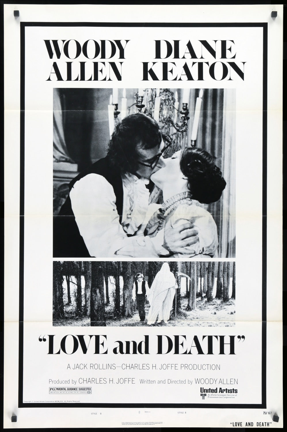 Love and Death (1975) original movie poster for sale at Original Film Art - Vintage Movie Posters