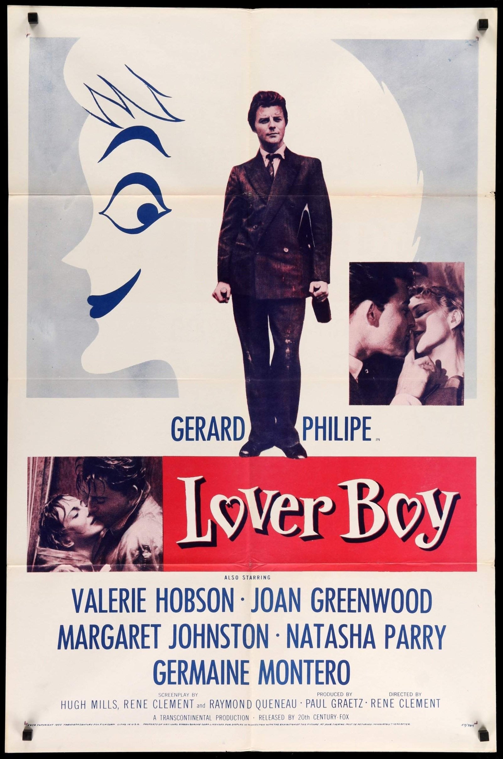 Lovers, Happy Lovers! / Lover Boy (1954) original movie poster for sale at Original Film Art
