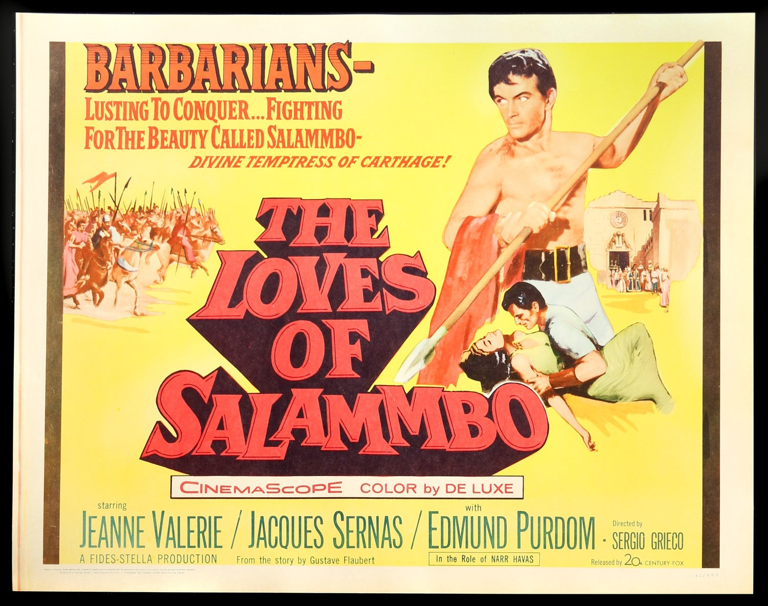 Loves of Salammbo (1960) original movie poster for sale at Original Film Art