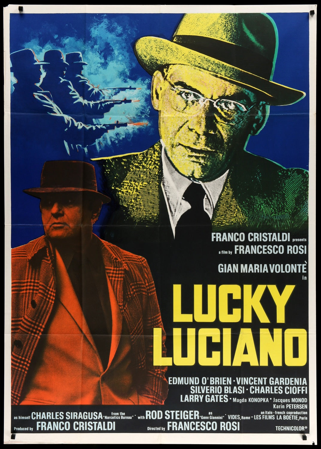 Lucky Luciano (1973) original movie poster for sale at Original Film Art - Vintage Movie Posters