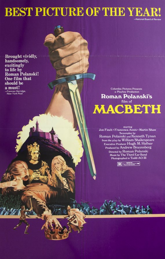 Macbeth (1971) original movie poster for sale at Original Film Art - Vintage Movie Posters